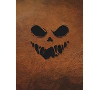 ARABELLA ALLEY Journal, Halloween, Gothic, Book of Shadows, 8.5"x11", 300 pages, Hardback with Header Line and blank pages: Face, Something Wicked This Way Comes