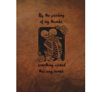 ARABELLA ALLEY Journal, Halloween, Gothic, Book of Shadows, decor, 8.5"x11", Hardback with Header Line and blank pages: Lovers Embrace