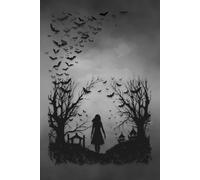 ARABELLA ALLEY Writing Journal, Halloween, Gothic, Lined, 6"x9", 250 pages: Stroll through the Forest