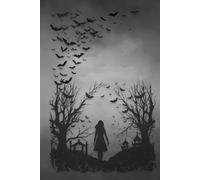 ARABELLA ALLEY Writing Journal, Halloween, Gothic, Lined, 6"x9", 250 pages: Stroll through the Forest