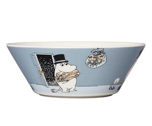 Arabia Moomin 1066912 tazón, plato, 15 cm, clásico, Moomin Papa, gris, vajilla