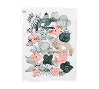 Arabia Paño de cocina Kukkamaa 50x70 cm Verde