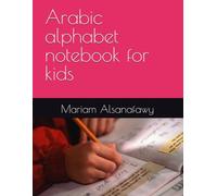 Arabic alphabet notebook for kids