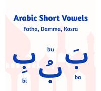 Arabic Short Vowels Fatha, Damma, Kasra: A Beginner’s Guide to Reading, Pronouncing, and Practicing Harakat with All Arabic Letters