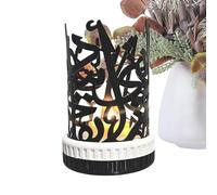 Arabic Style Candle Holder - Decorative Candlestick Tabletop Home Decor, Elegant Candle Holder for Living Room Entryway Coffee Table Patio Garden Wedding Reception Dining Table Evening Use