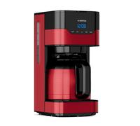 Arabica 900W Cafetera de Filtro 10 Tazas Rojo