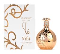 Arabiyat Nyla Eau de Parfum 80ml - Perfume unisex en spray natural con notas de acorde afrutado, notas de néctar de coco y melocotón para una fragancia dulce, tropical y duradera