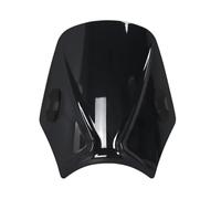 Arabrisas Doble Burbuja Accesorios Universales Para Motocicletas Alerón Parabrisas Parabrisas De Motocicleta(Black)