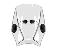 Arabrisas Doble Burbuja Accesorios Universales Para Motocicletas Alerón Parabrisas Parabrisas De Motocicleta(GRAY)