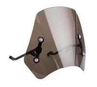 Arabrisas Doble Burbuja Para Leoncino 500 Para Trail Para Cafe Racer Deflectores De Viento Accesorios De Motocicleta Parabrisas Carenado De Faro Parabrisas Retro(Smoke)