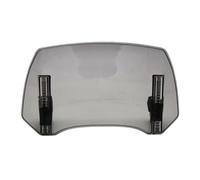Arabrisas Doble Burbuja Parabrisas Universal Para Motocicleta Accesorios Para Motocicleta Alerón(Light Smoke)
