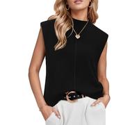 Arach&Cloz Jerséis para Mujer, Camisetas sin Mangas de Punto, Mezcla de Lana, Ropa Informal Elegante para el Trabajo, Chaleco, suéter