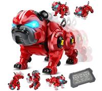 Aragallant Perro Robot Inteligente Juguetes para Niños, Perro Interactivo Robot Programable Niños con 18 Respuestas, Control Remoto, Sensores Táctiles Interactivos, Juguete Robótico para 6 Años