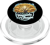 Araguaney Venezuela En Mi Corazón Orgullosas Raíces Venezolanas PopSockets PopGrip para MagSafe