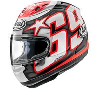 Arai RX-7V Evo Nicky Reset Casco, negro-blanco-rojo, tamaño M para Hombres