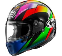 Arai Concept-XE Sakata Casco, negro-rojo-verde-amarillo, tamaño XL para Hombres