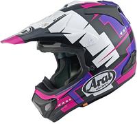 Arai MX-V EVO Battle Casco de motocross, multicolor, tamaño L para Hombres
