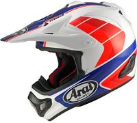Arai MX-V EVO Jump, casco de motocross S female Blanco/Azul/Rojo