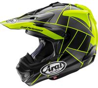 Arai MX-V Evo Peak Casco de motocross, amarillo, tamaño M para Hombres