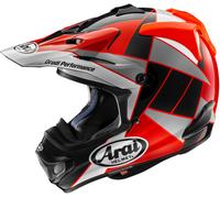 Arai MX-V Evo Peak Casco de motocross, rojo, tamaño L para Hombres
