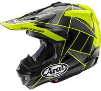 Arai MX-V EVO Peak, casco de motocross S female Amarillo Neón/Gris/Negro
