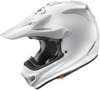 Arai MX-V EVO Solid Casco de motocross, Blanco, Talla L (59/60)