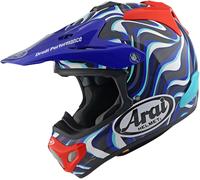 Arai MX-V EVO Stream Casco de motocross, negro-multicolor, tamaño M para Hombres