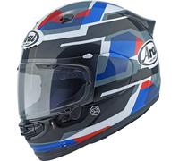 Arai Quantic Abstract Casco, negro-blanco-azul, tamaño S para Hombres