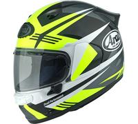 Arai Quantic Mark Casco, negro-blanco-amarillo, tamaño M para Hombres