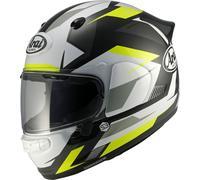 Arai Quantic Supra, casco integral S female Blanco/Negro/Gris/Amarillo Neón