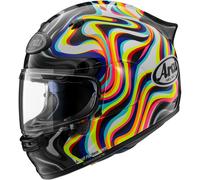 Arai Quantic Swirl Casco, blanco, tamaño M para Hombres
