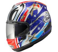 Arai RX-7V Evo Nakano Casco, Azul/Rojo/Blanco, Talla L (59)