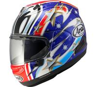 Arai RX-7V Evo Nakano, casco integral XS female Azul/Rojo/Oro/Blanco