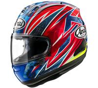 Arai RX-7V Evo Ogura 2023, casco integral XL male Azul/Rojo/Amarillo Neón