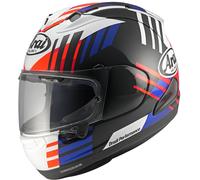 Arai RX-7V Evo Rea SB3 Casco, negro-blanco-rojo-verde, tamaño S para Hombres