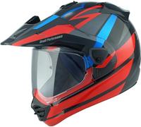 Arai Tour-X5 Africa Twin Casco de motocross, rojo/azul, Talla L (59/60)