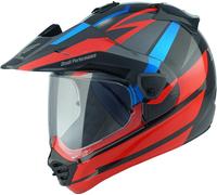 Arai Tour-X5 Africa Twin Casco de motocross, rojo/azul, Talla L (59)