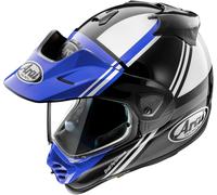 Arai Tour-X5 Cosmic Casco de motocross, negro-blanco-azul, tamaño XS para Hombres