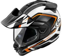 Arai Tour-X5 Discovery, Casco de enduro XL male Mate Negro/Blanco/Naranja