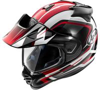 Arai Tour-X5 Discovery Casco de motocross, blanco/rojo/negro, Talla XS (53/54)