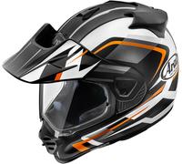 Arai Tour-X5 Discovery Casco de motocross, Naranja/Negro/Blanco, Talla L (59)