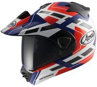 Arai TOUR-X5 Match Casco de Enduro, blanco/azul/rojo, Talla L (59)