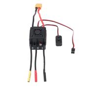 Aramox 1 10 RC Car Brushless ESC Aleación de Aluminio Controlador Electrónico de Velocidad 45A 3A BEC Ventilador de Refrigeración para On Road Off Road Buggy Short Course Truck Racing