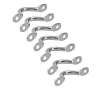 Aramox 10 Correas para Ojos Marinos de Acero Inoxidable 316, Almohadilla Superior para Barco, Ojos de 2.126 in, Bucles de Cubierta para Cuerda de 1,16 a 3,8 Pulgadas, Kayak, Canoa, Cubierta de Barco,