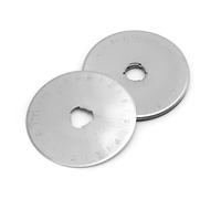 Aramox 10 Cuchillas de Corte Rotativas de 45 Mm, Cuchillas de Repuesto de Repuesto para Cortador Rotativo de 45 Mm, con Acero de Aleación para Cortar Cuero, Tela, Papel Artesanal