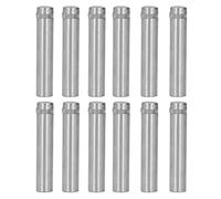 Aramox 12 Tornillos para Soporte de Carteles, Tornillos de Montaje de Acero Inoxidable, Soporte de Pared con Anclajes de Pared para Colgar Cuadros sin Marco