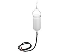 Aramox 1L Depósito de Auxiliar para Motocicleta, Juego de Herramientas de Reparación de Tanque de Gas Universal de 13 Piezas ABS con Válvula de Corte y Manguera para Motocross,