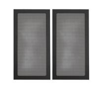 Aramox 2 Filtros de Polvo para PC, Malla Magnética para Refrigeración, Cubierta para Ventilador de PC, Orificios Ultrafinos para Protección del Ventilador de la Fuente de alimentación. (Black)