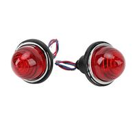 Aramox 2 Luces de Freno Trasero de 2.835 in LPB630 DC12 V de Repuesto para Lámpara Trasera Clásica Mini Morris Minor Traveller Mejor Visibilidad de Freno, Seguridad Mejorada (Rojo)