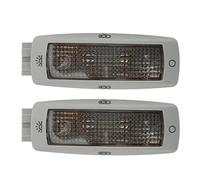 Aramox - 2 Luces de Techo de Lectura Trasera para Interior de Coche, Luz de Techo de Lectura, Color Gris, Repuesto para SEAT Toledo